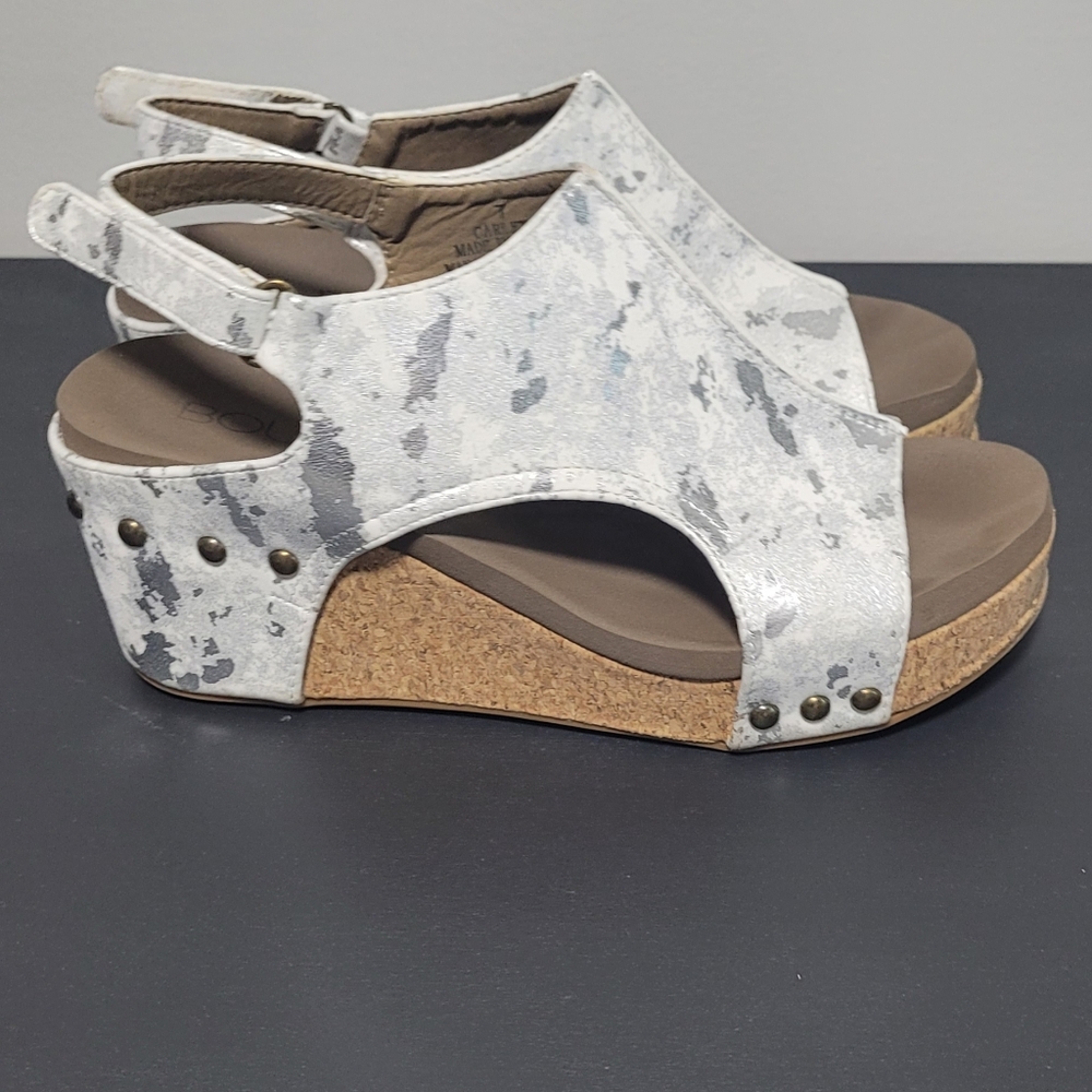 Corkys Boutique Womens Carley wedge sandals